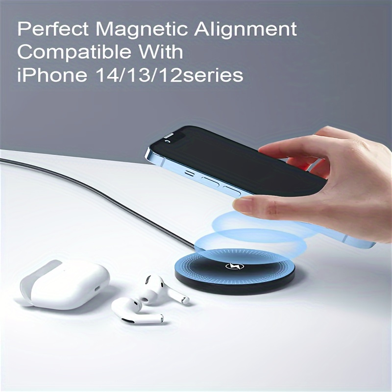 

Magnetic Wireless For Iphone - Fast Charging Stand With Pd & Macsafe, Compatible With For , Dock Station
