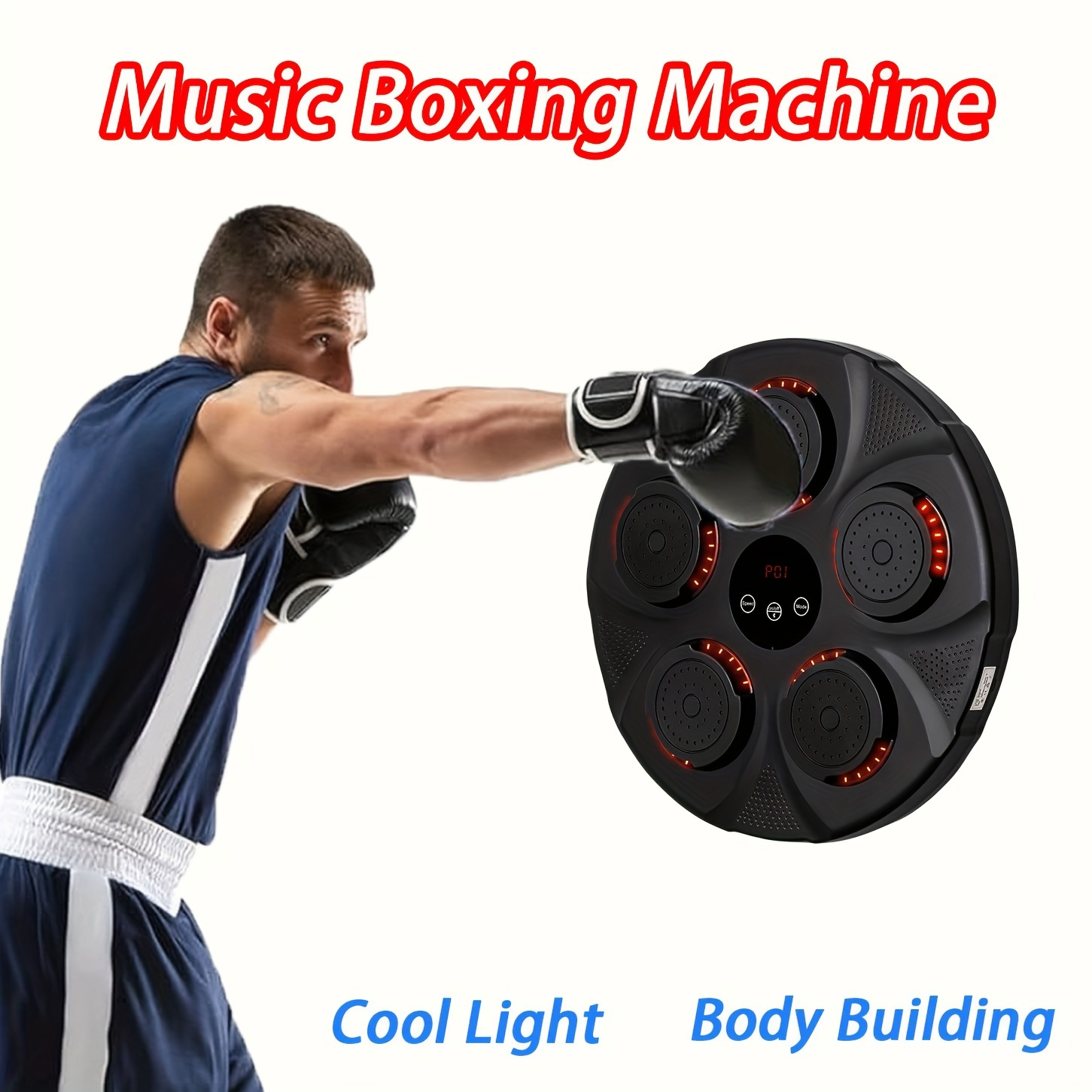 Smart Music Boxing Machine, Punching Training Machine, Electronic Boxing  Training Mat, Small And Delicate, Teenager Medium Body Adult For Fun  Relaxing