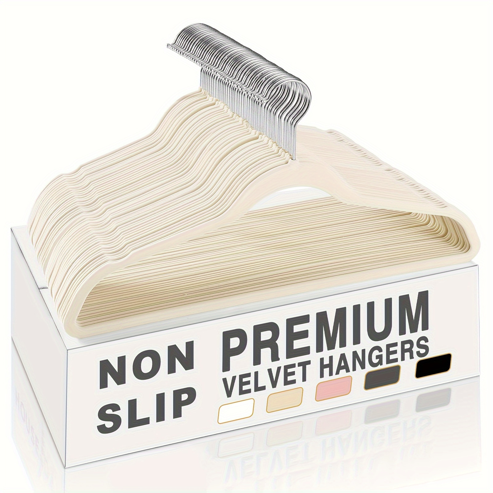 Premium Velvet Hanger Non Slip Durable Hanger Grey Hanger - Temu