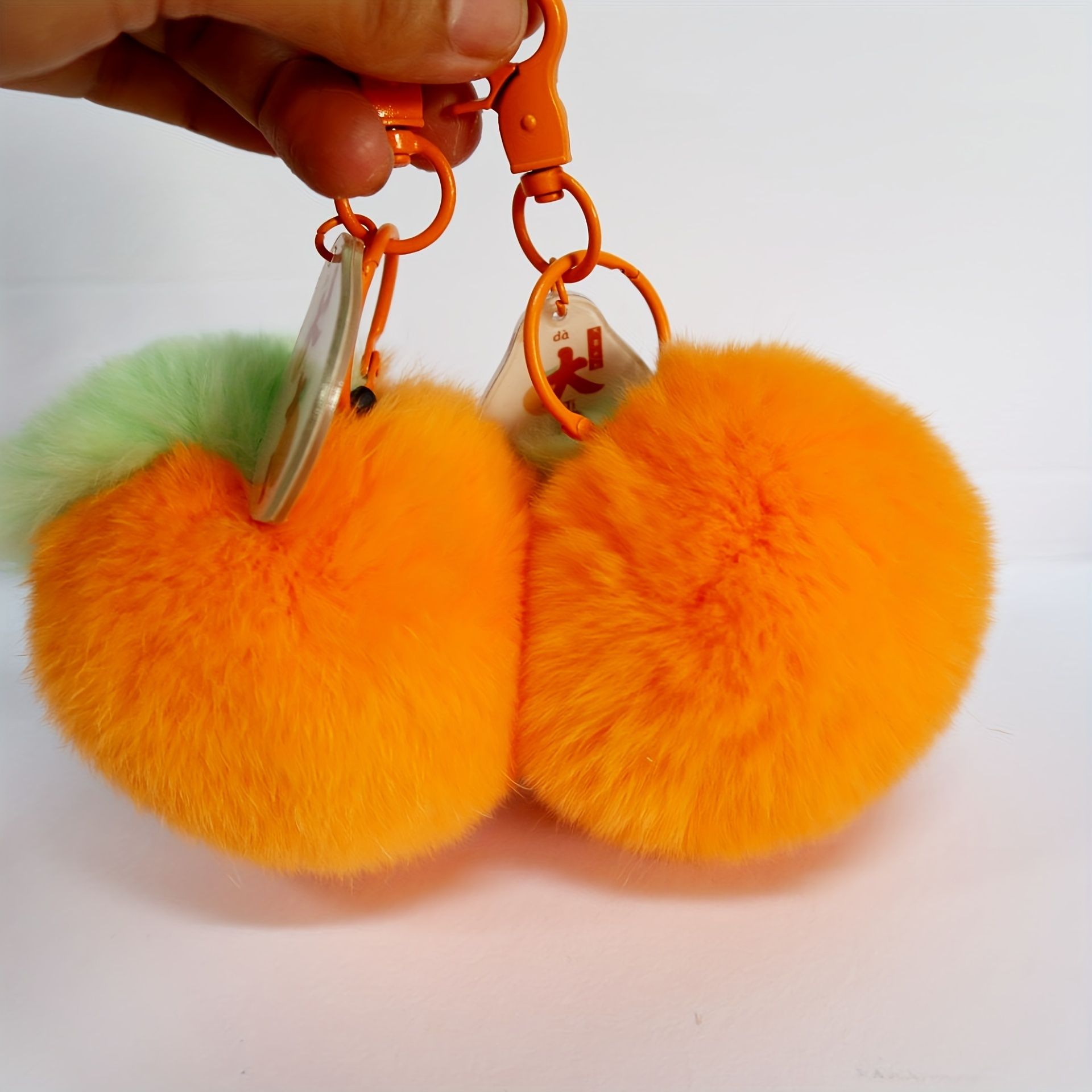 Cactus Pom Pom Keychain Cute Plush Key Chain Ring Bag - Temu