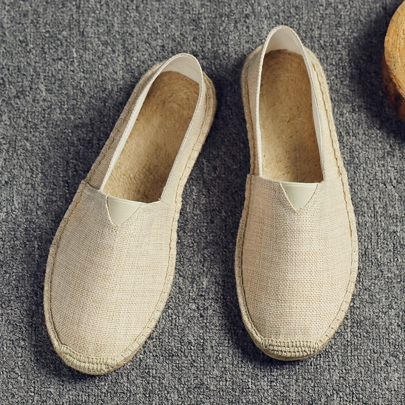 

Chaussures D'espadrilles Pour Hommes, Chaussures Décontractées À Enfiler, Chaussures De Marche Confortables