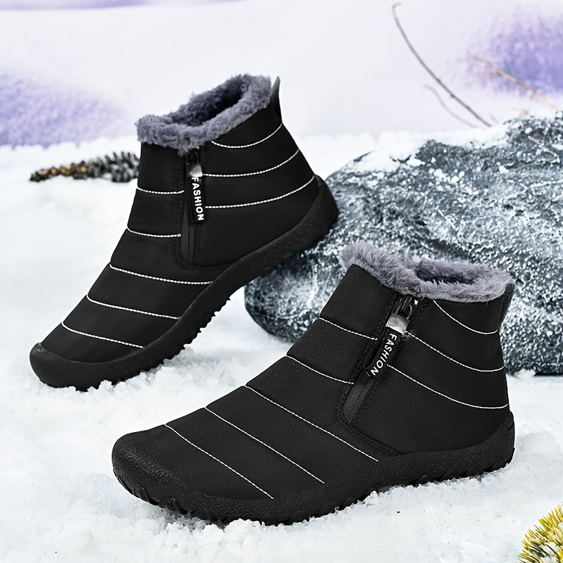 Botas Cuero Hombres, Cómodas En Nieve, Zapatos Casuales Tobillo - Calzado  Hombre - Temu