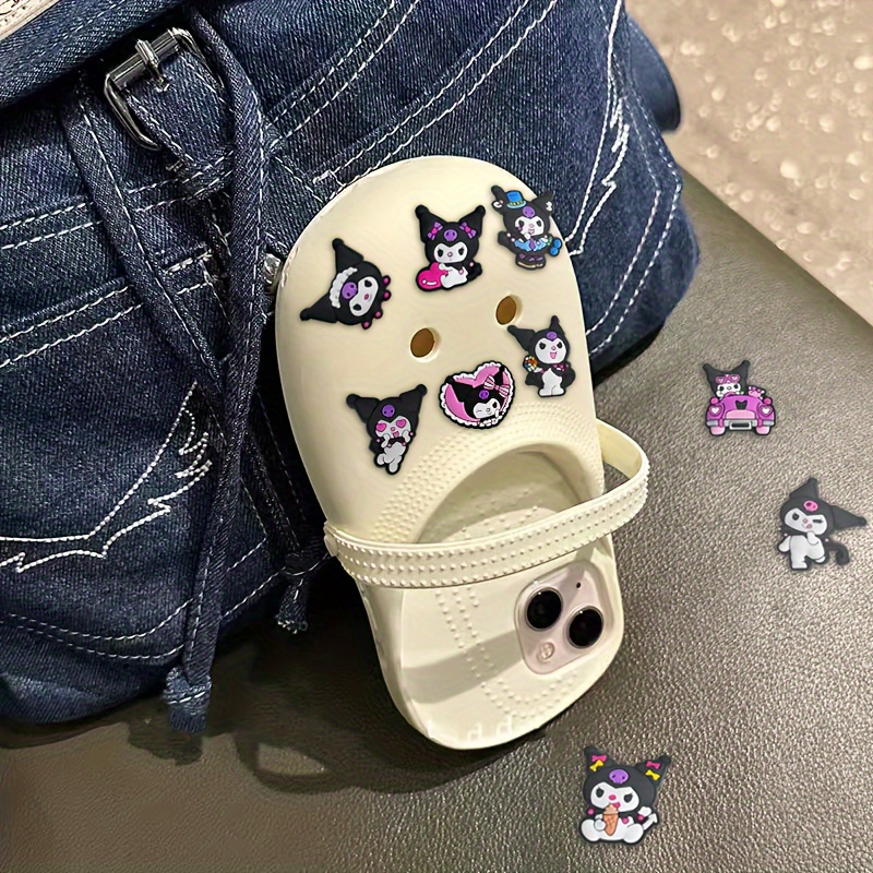 20pcs Series Shoe Charms Cute Kuromi Cinnamoroll Melody Pattern Shoe Buckles Detachable Sandals Decorate Accessories,Temu