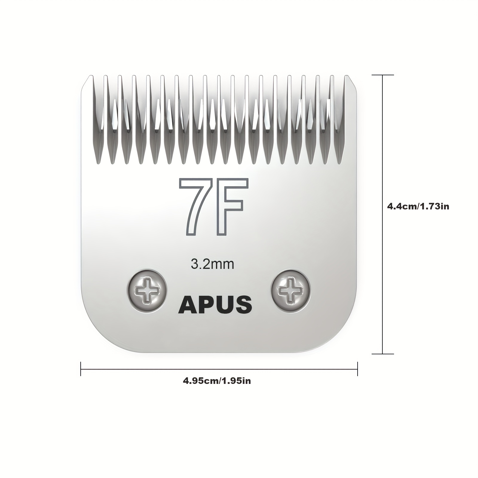 

Professional Apus High Quality Carbon Steel 3.2mm Dog Grooming Clipper 7f A5 Blade Compatible With Most Andis/oster// A5 Clipper