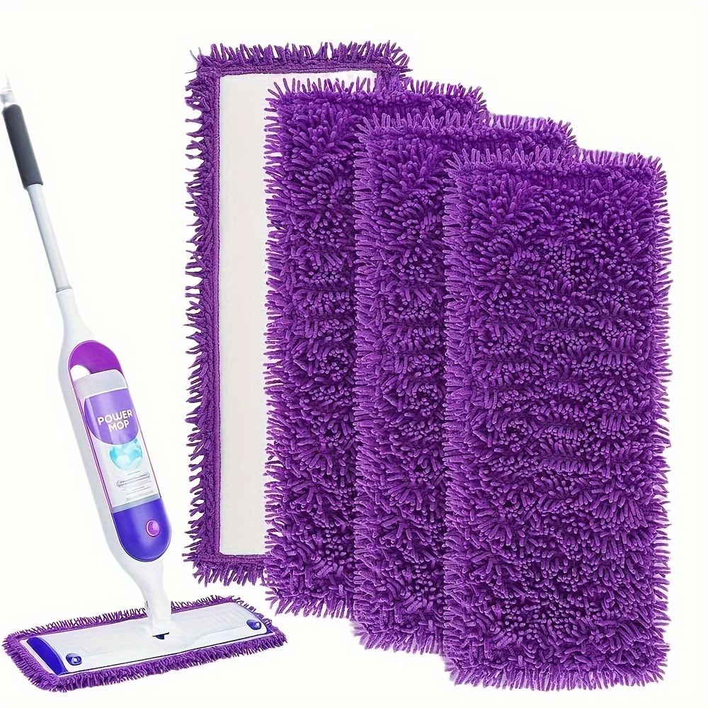 

Swiffer Powermop Compatible Replacement Mop Pads - Water Washable And Reusable For Swiffer Powermop - Synthetic Fiber Material