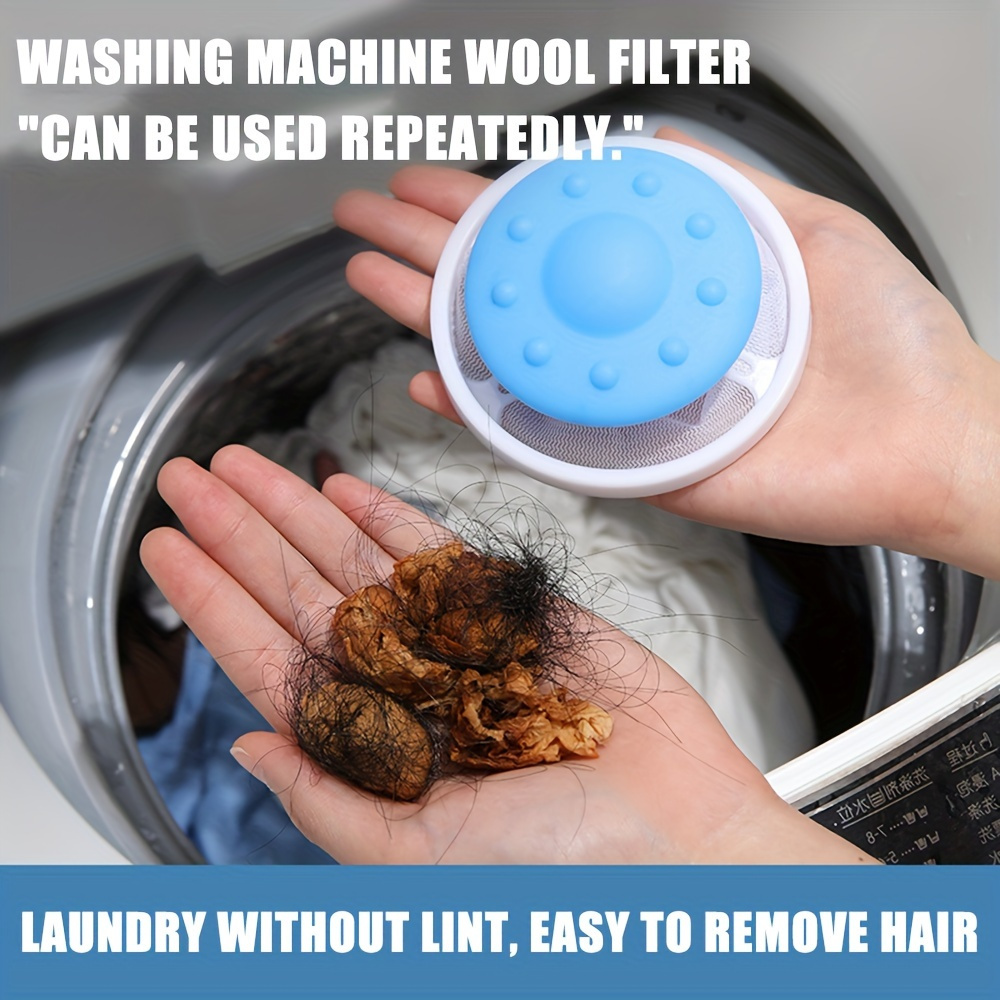 

Reusable Floating Lint Bag Filter Net , Non-electric Remover, Pet Fur For Household Cleaning Washer Accessories