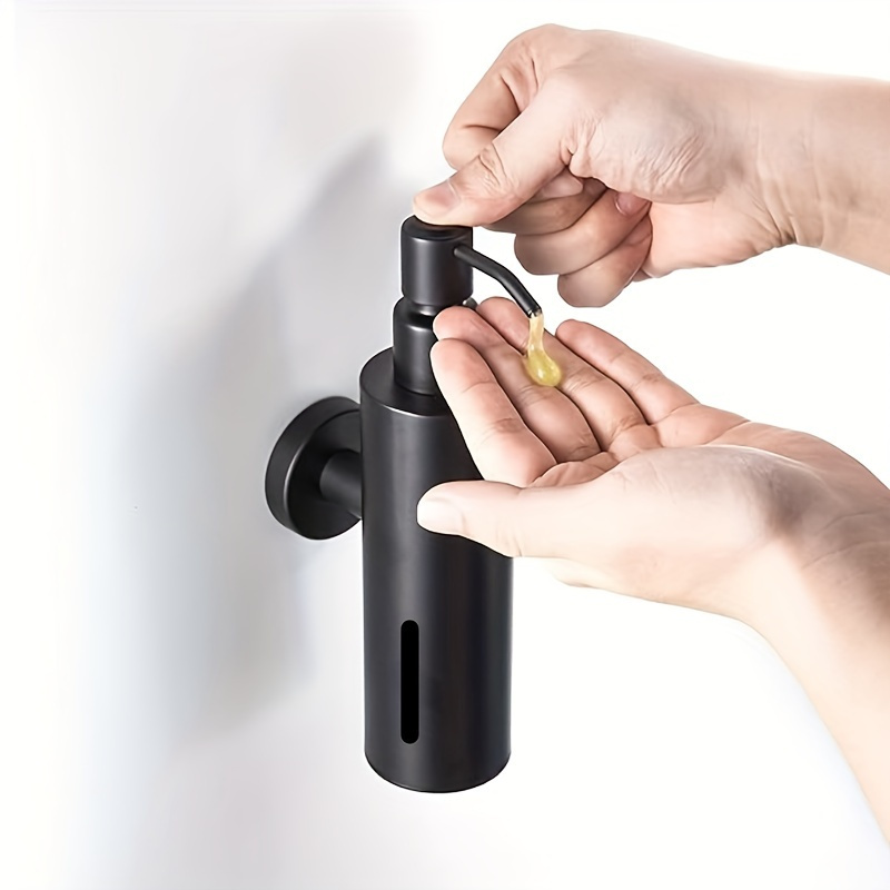 

Stainless Steel Wall-mounted Soap Dispenser - Phthalate-free, , Bathroom Organization