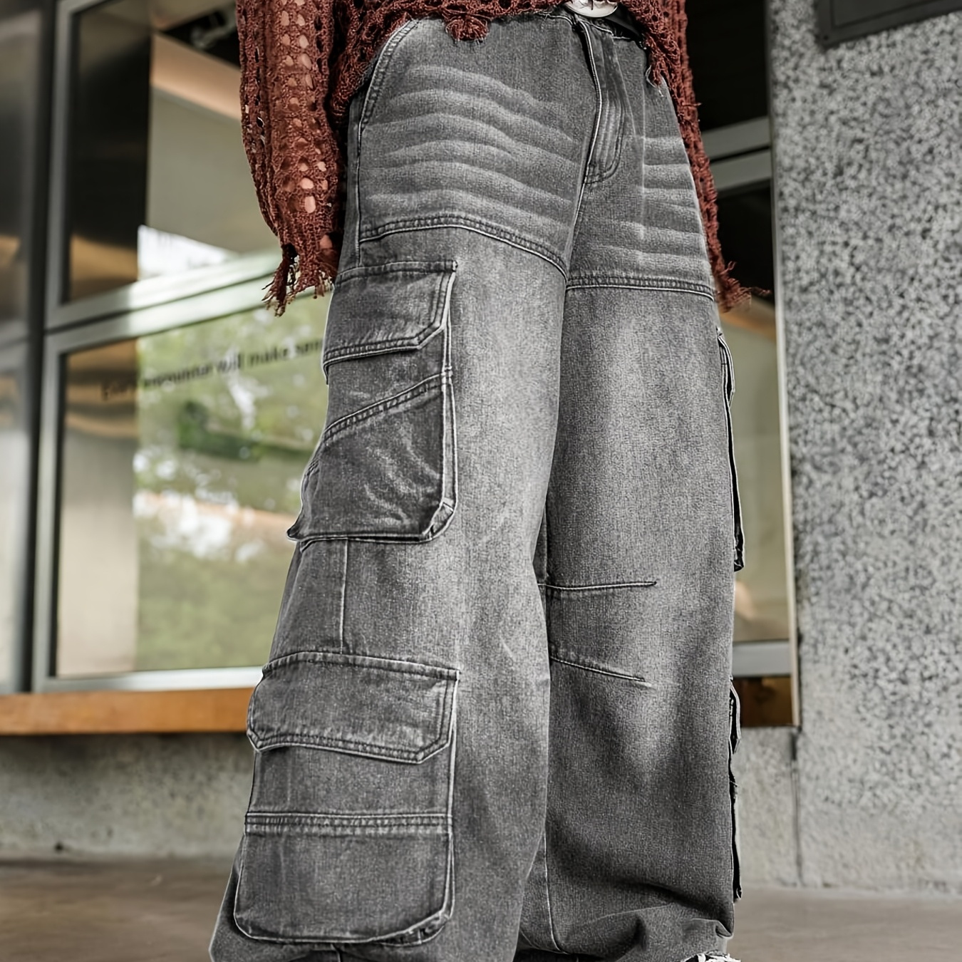 Baggy Jeans Pantalones Elasticos Hombre Zara Pantalones Vaqueros