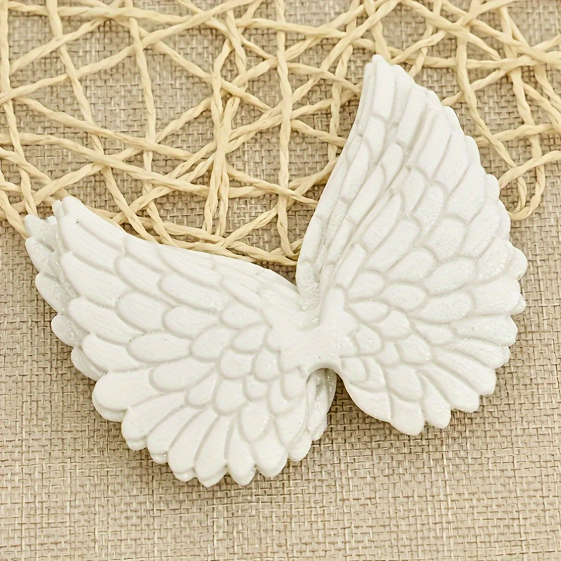 

30pcs Angel Wings Patches, Foil Stamping Fabric Embossed Wings, Handmade Handicraft Material Accessories
