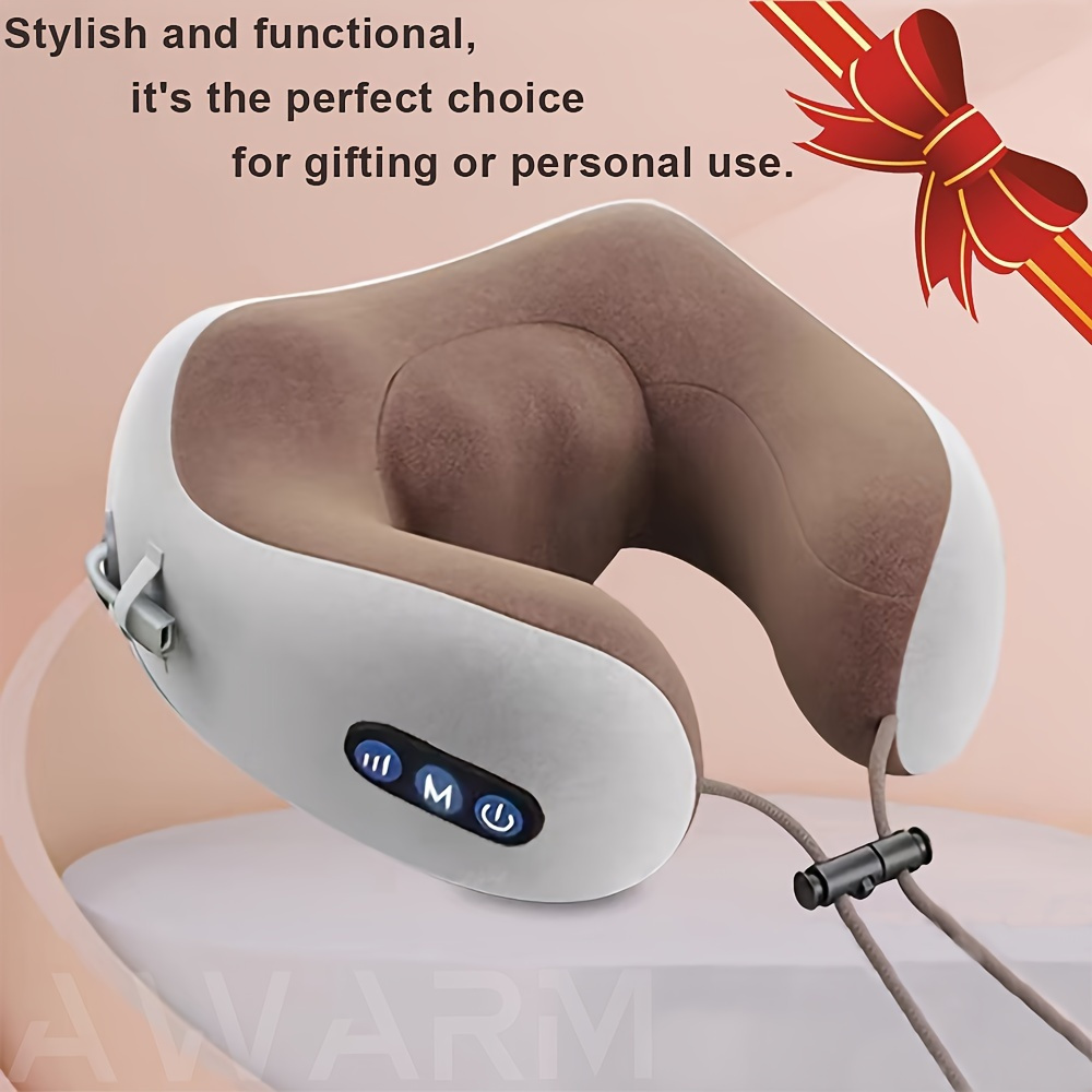 Electric Cervical Massager, Intelligent Household Pulse Heating Shoulder Neck  Neck Massager Neck Protector - Temu