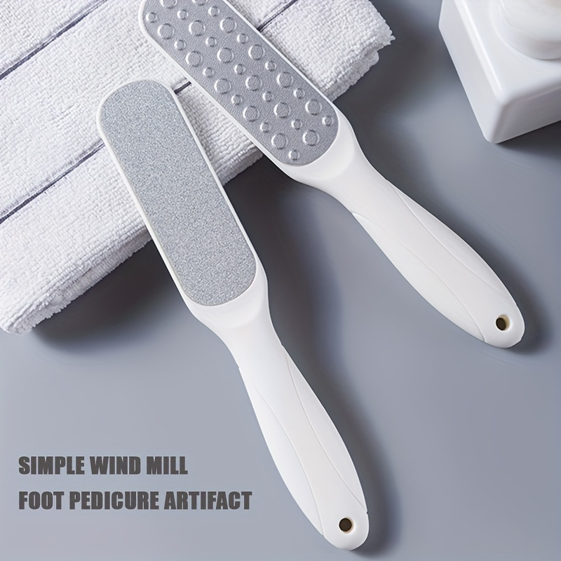 

Foot Pedicure Artifact: Simple Wind Mill Foot Exfoliator - Rub, Polish, And Smooth Your Feet, Nails, And Calluses