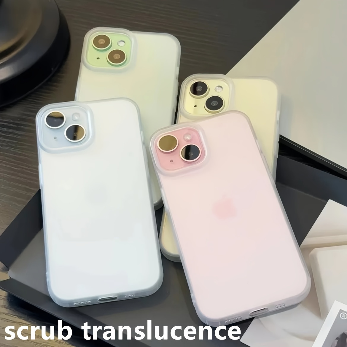 

A Minimalist Semi-transparent Case Suitable For Iphone 15/14 Pro Max, Fully Protective For Models 11/12/13, And Compatible With Xr/7/8 Plus.