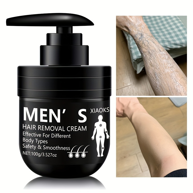 

Men's Hair Removal Cream, Gentle, Non Irritating, Painless, Long-lasting And Fast Cleaning Hair Removal Cream Suitable For All Skin Types Of Men