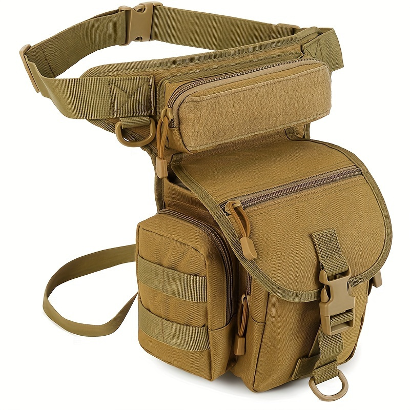 

Tactical Drop Leg Pouch Bag Thigh Bag Pack Military Waist Bag Pack For Motorcycle Racing Bike Cycling Hiking Horse Riding