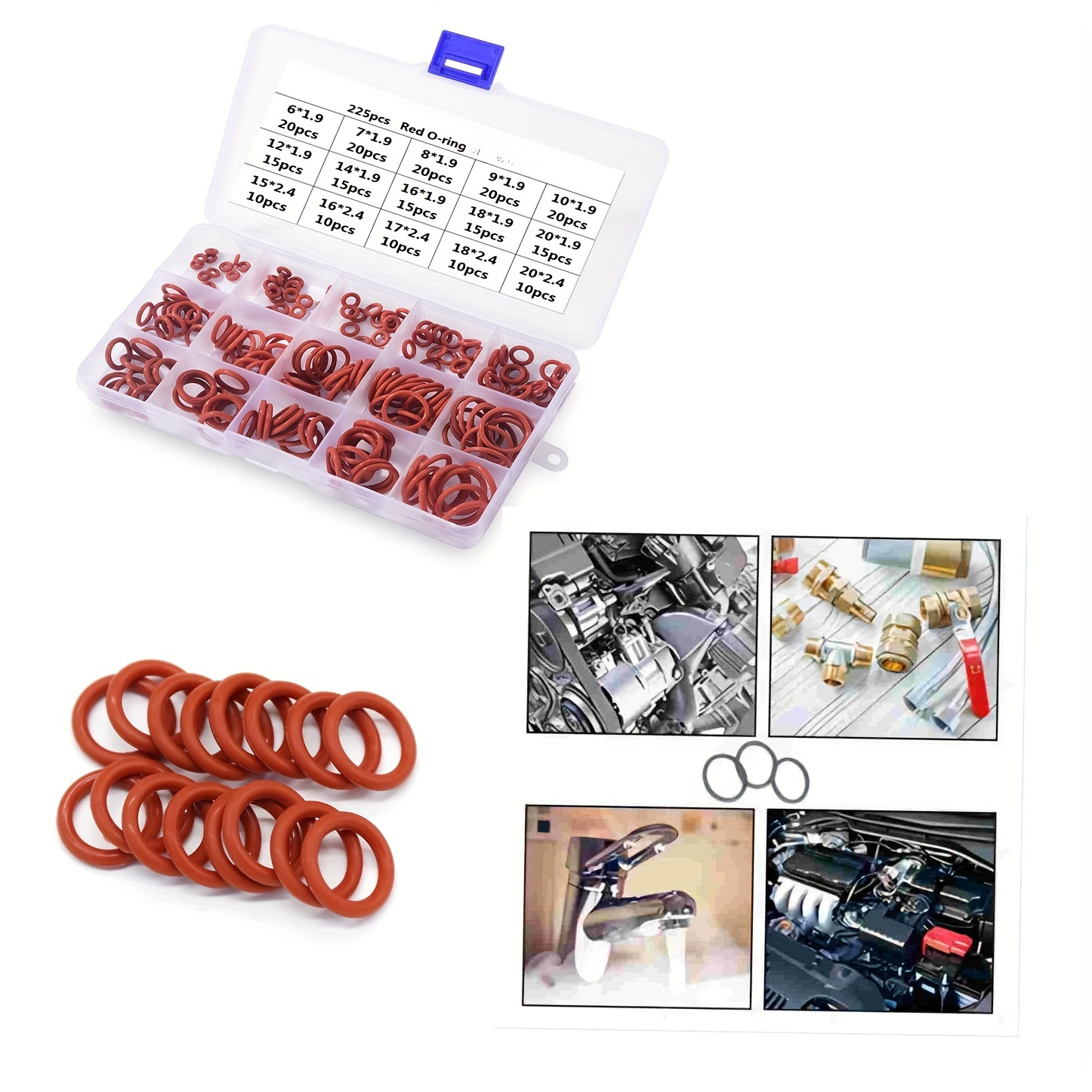 

Red O-shaped Set, Vmq Set, Suitable For Cup , Machines, Brewing Accessories, Washing Machines, , Pumps, Pipes, Hoses, , , Machines