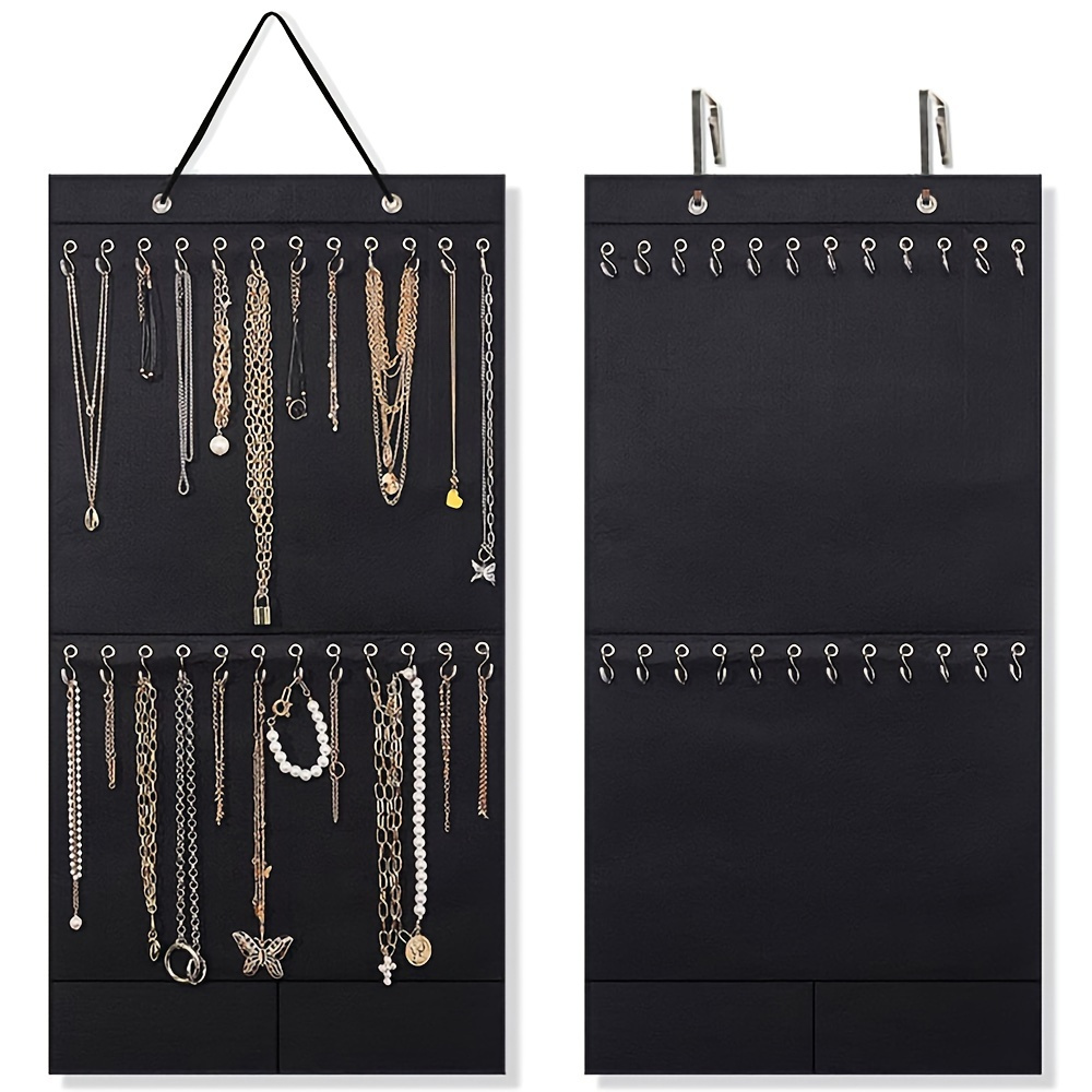 

1pc Jewelry Storage & Display Stand With 24 Hooks For Earrings Bracelet Keychain Storage
