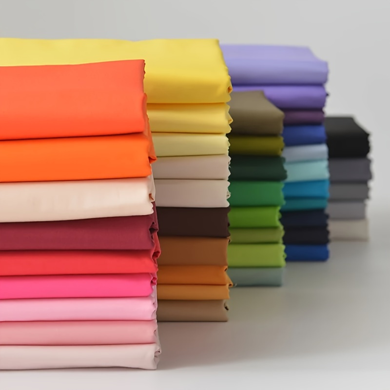 

30pcs 20*20cm/7.9*7.9in 100% Cotton Twill Solid Color Series Fabric 100% Cotton Plain Color Fabric Set Diy Handicraft Fabric Home Patchwork Diy Sewing Fabric Packaging Fabric