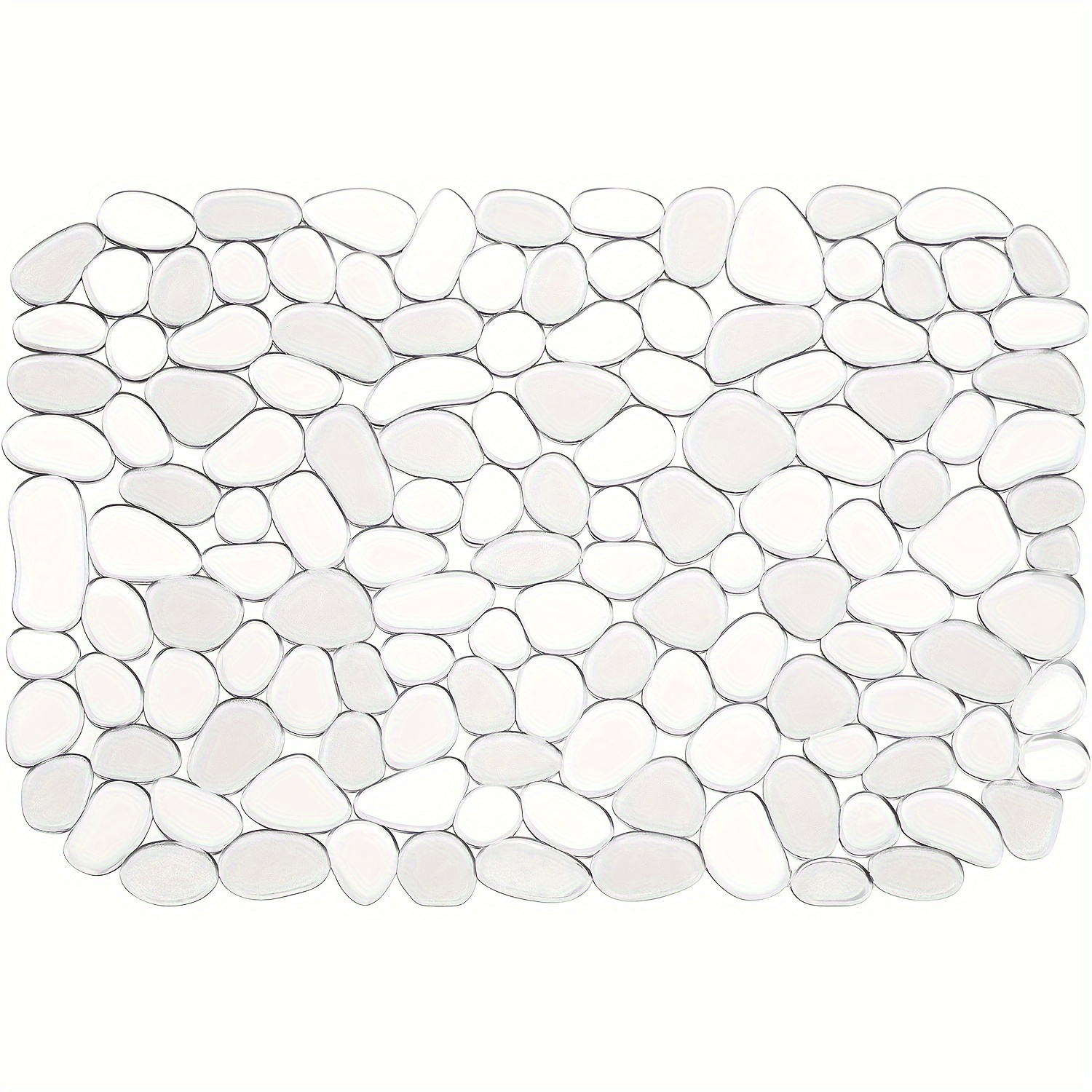 

Pebble Design Sink Mat - Anti-slip, Scratch-resistant Pvc, Ideal For Kitchen & Bathroom, 15.8x11.8 Inches