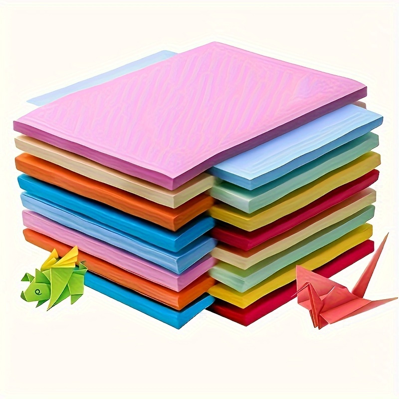 

A4 Rainbow Colored Paper For Printing, Copying, Origami, And Crafts - 10 Colors, 50 Sheets, Recyclable