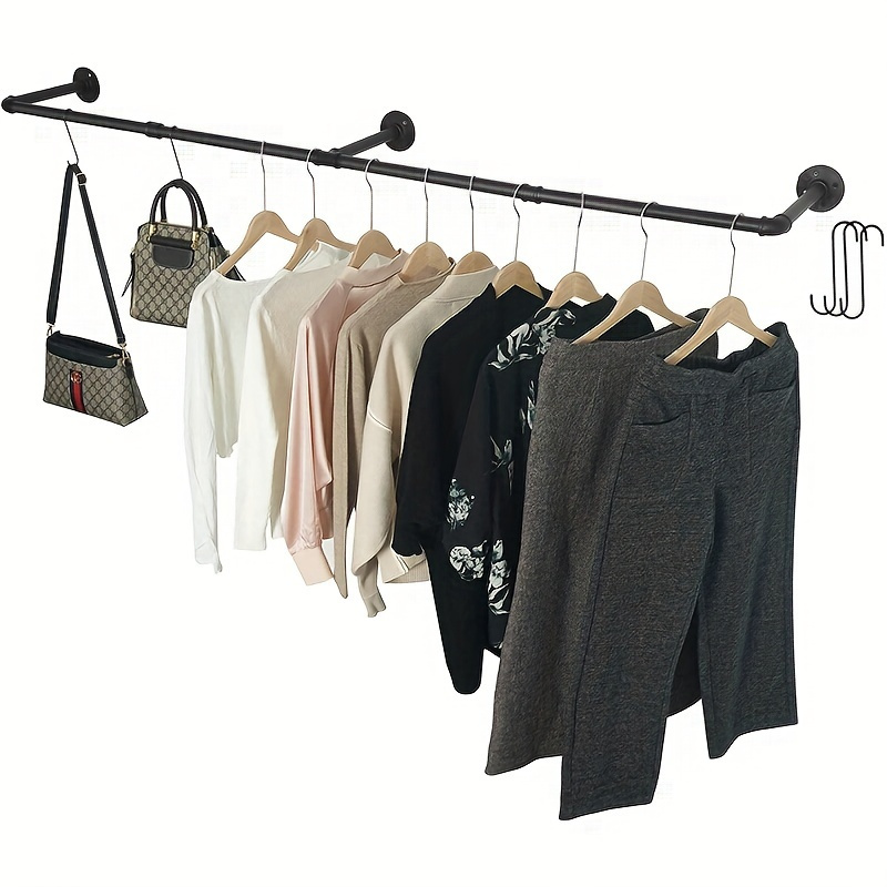 

Industrial Hangers For Hanging Cabinets, Laundry Rooms, Clothing Retail Display Racks, Floating Hangers For Shops