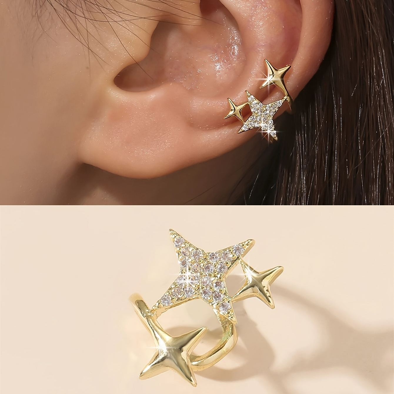 

Ear Earrings Copper Earrings Elegant Style Jewelry For Women