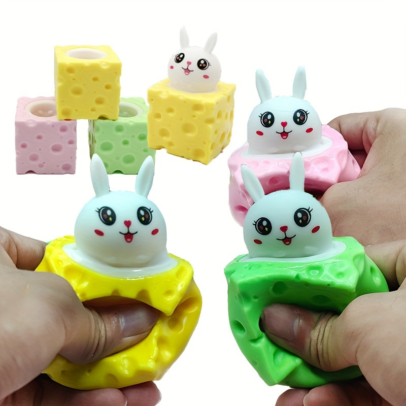 1pc Rabbit Turtle Squishy Anti-Stress Toy With Twisted Face And Slow  Rebound