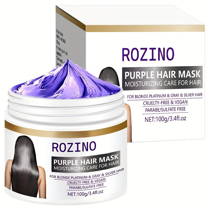 Keratin Purple Hair Mask Suitable For Blonde Platinum Bleached