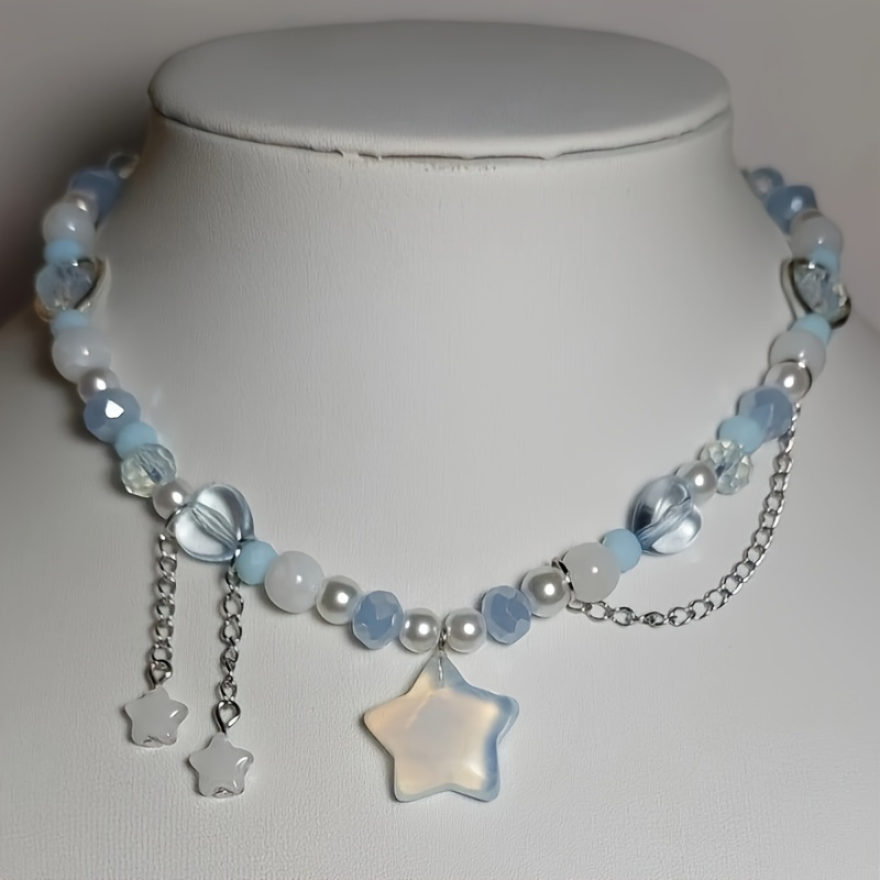 

Pattern Necklace Synthetic & Accents For Enthusiasts