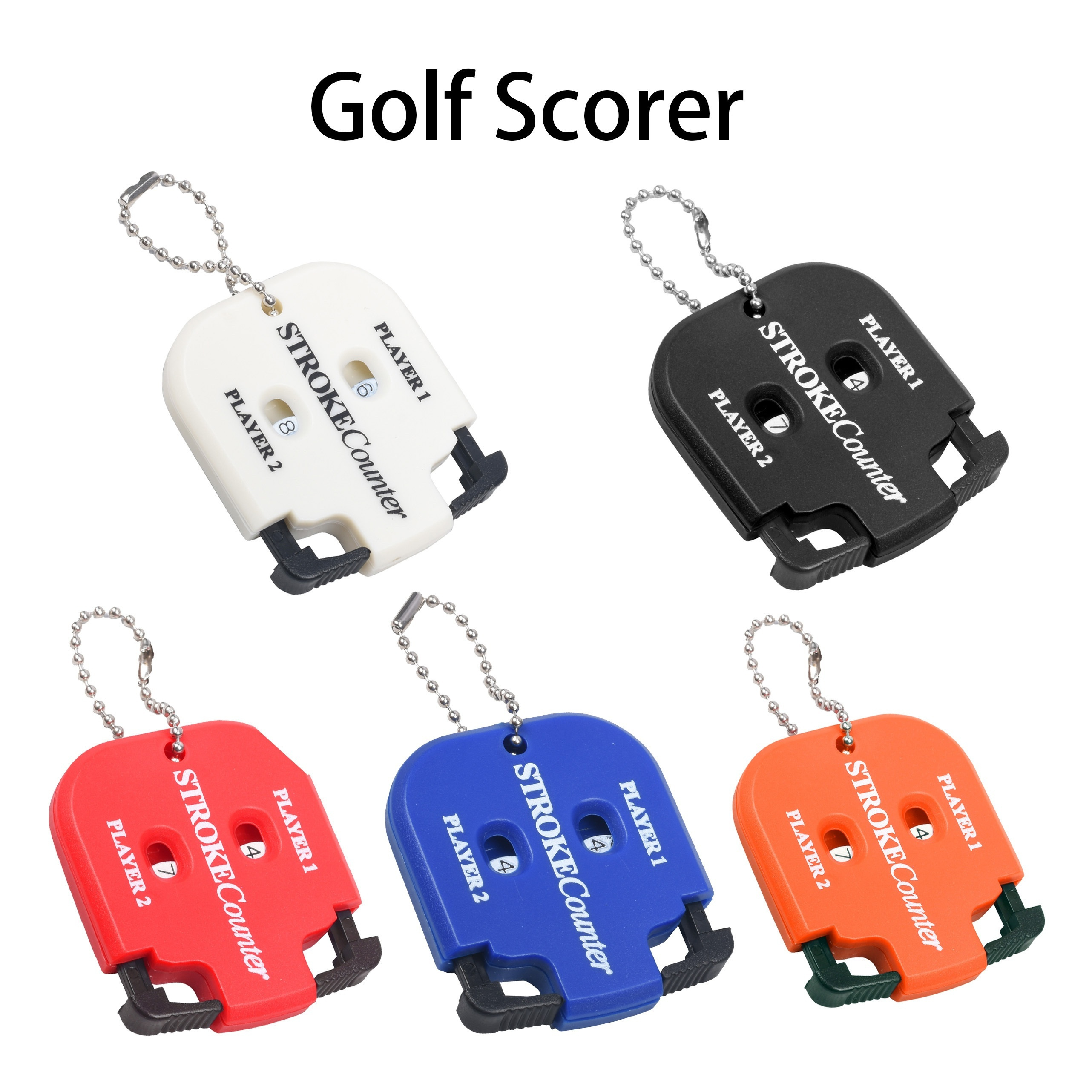 

Golf Counter Keychain, Mini , Options, Plastic, Perfect Gift For And Golf Enthusiasts, Suitable For Thanksgiving, Christmas, , New Year, Father's Day