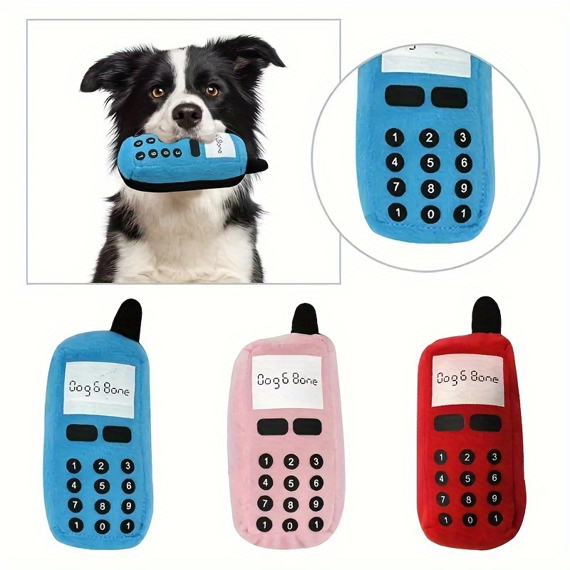 

Jouet Pour Chien En de Téléphone, Jouets Pour Animaux de Compagnie Et Grinçants, Jouets Durables À Mâcher Pour Chien