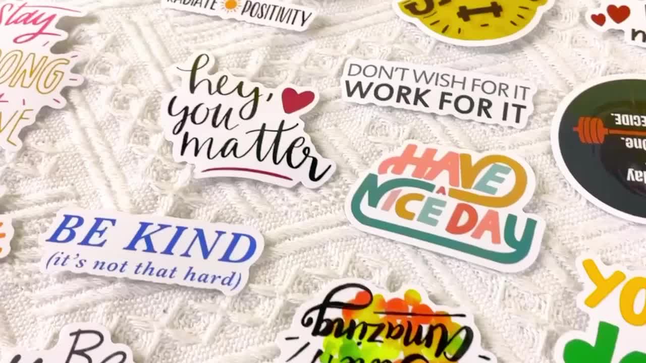 Motivational Quote Stickers Inspirational Words Stickers - Temu