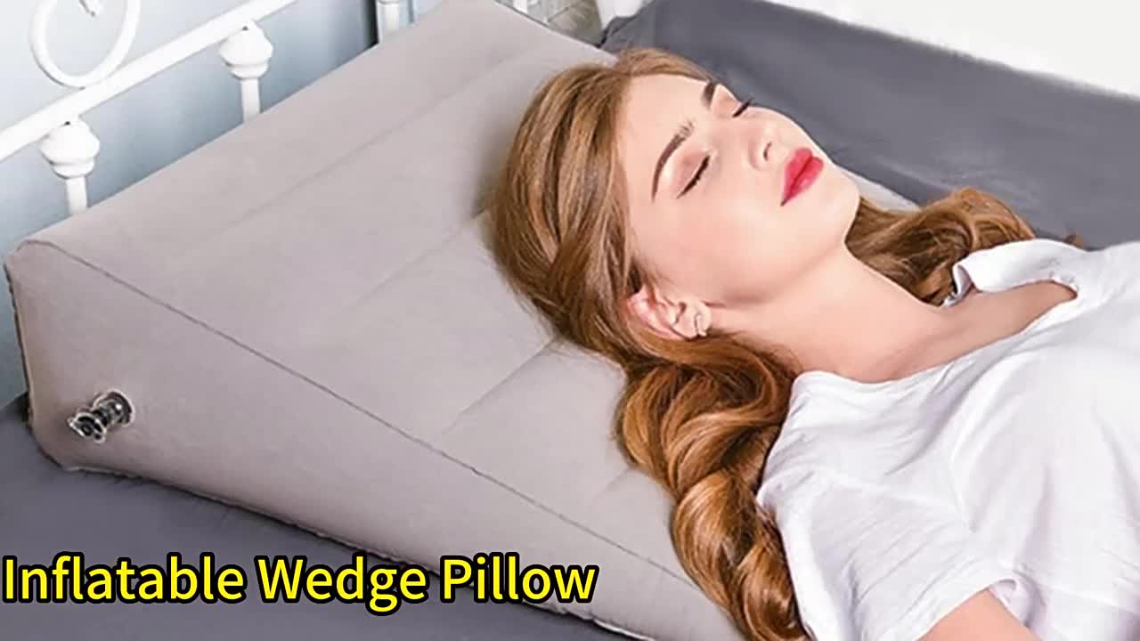 BLABOK Wedge Pillow for Sleeping - Inflatable Leg UAE