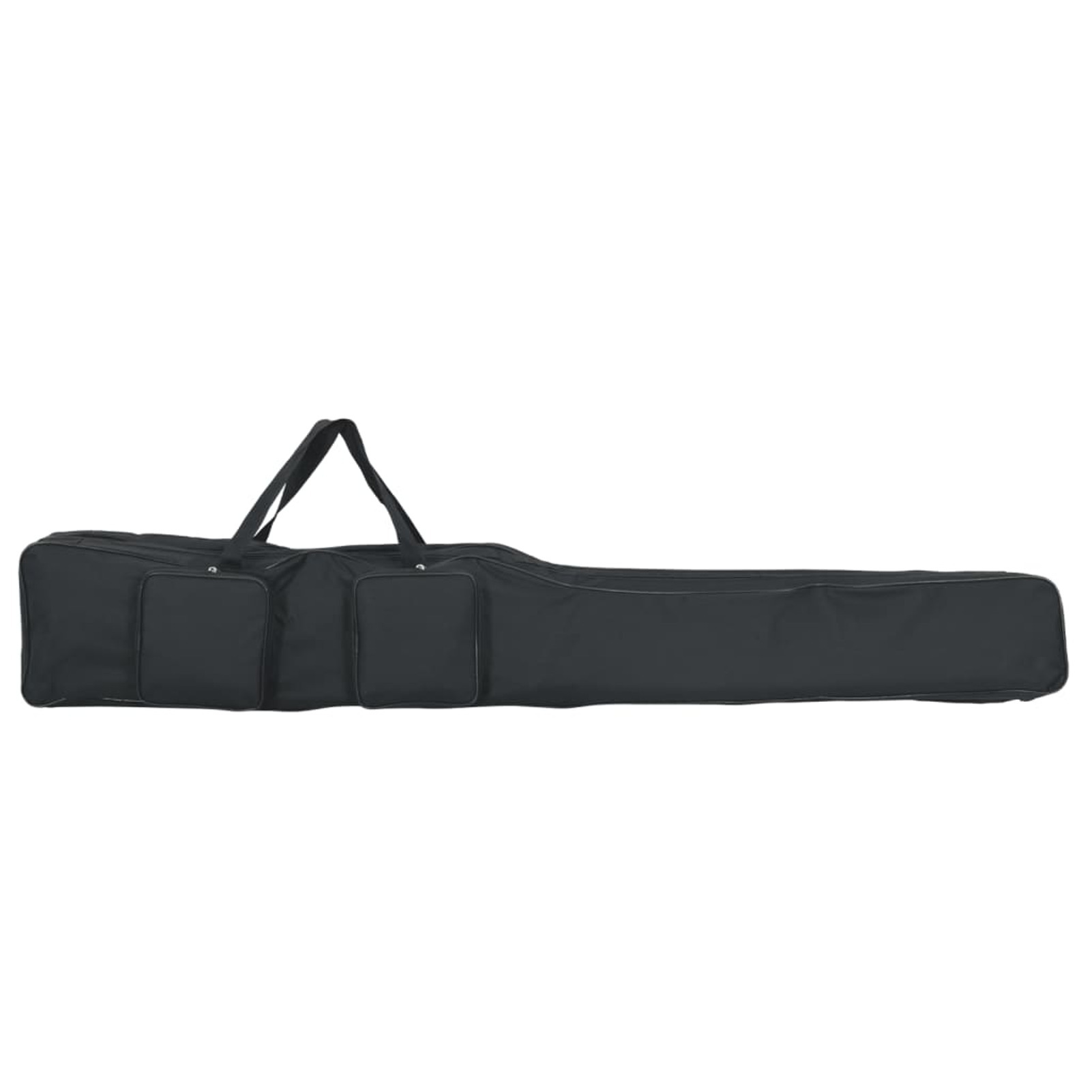 Black Fishing Rod Bag 160 Cm Oxford Fabric