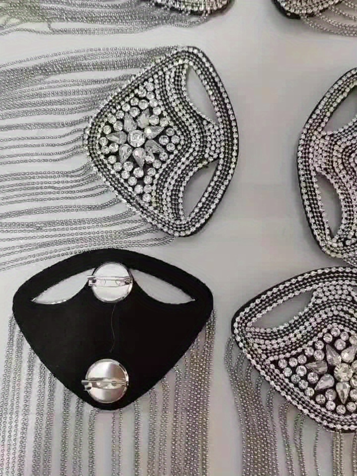 Floral Patch Shoulder Pads for Suits
