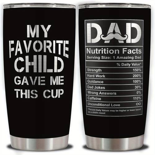 gifts for dad 20oz tumbler christmas birthday fathers day gifts from daughter son