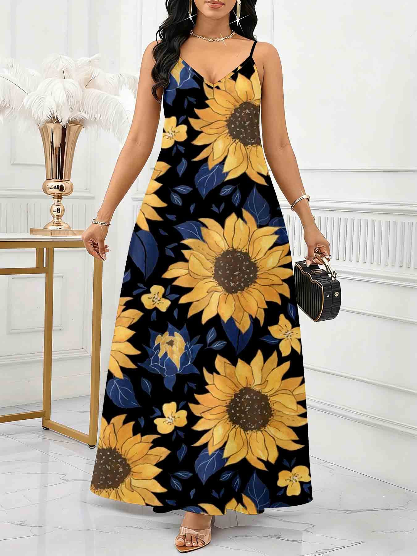 princess polly baby blue dress Vintage 90s grunge sunflower dress Boho patchwork sundress tiered  sleeveless S/M