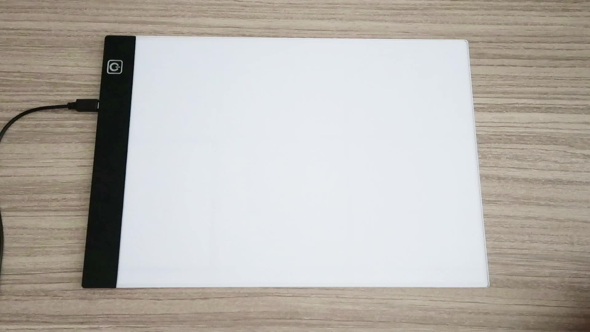 A3/a4/a5 Three Layers Dimmable Led Light Pad Drawing Board - Temu
