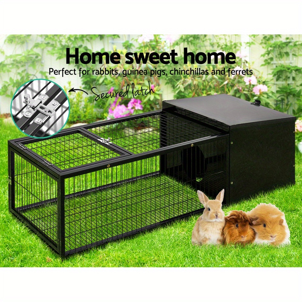Pet Chew Proof Rabbit Cage Large Rabbit Hutch Outdoor Gutinneen