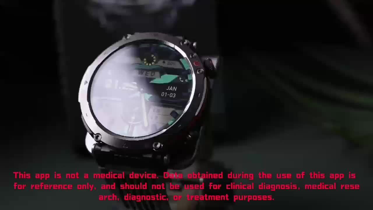 Montre Connectée de Sport d'Extérieur 1.7 pouces, Convient aux Hommes, Supporte Wireless 5.0, Écran IPS 360P, Boîtier en Alliage, en Silicone, Batterie Rechargeable 600Mah, Plus de 100 Modes Sportifs, Boussole, Fonction de Conversation, Chargement USB, Super Lampe Torche – Image 13