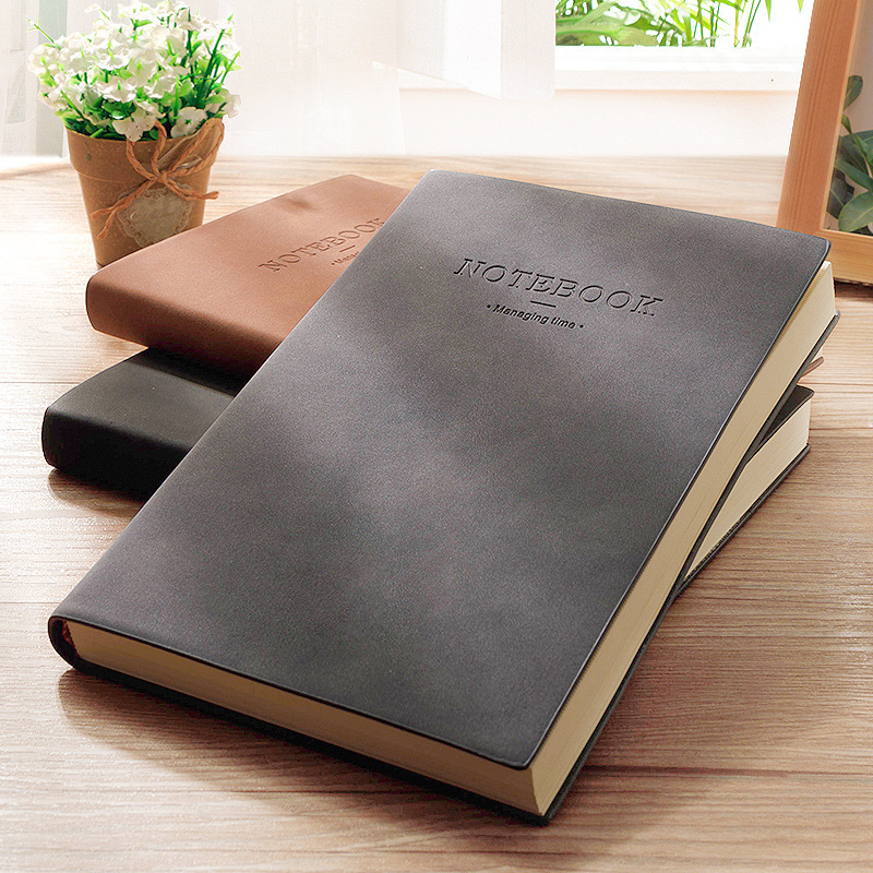 Large Genuine Leather Journal/Sketchbook with Gift Box - 380 Pages
