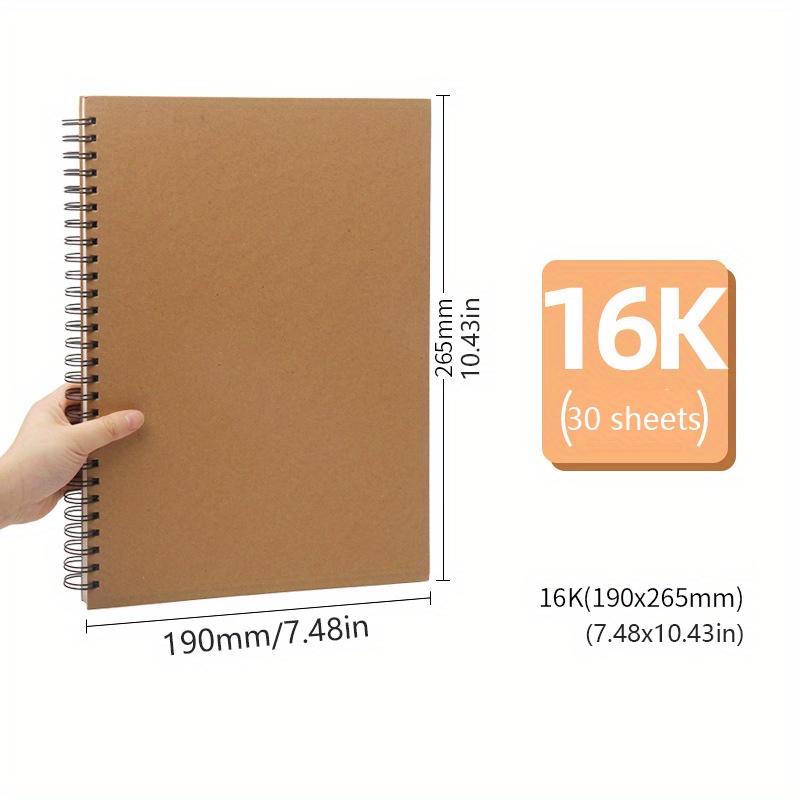 A4 Thick Sketchbook 16k Student Life Sketch Paper Art - Temu