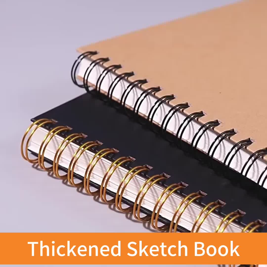 16k Mixed Media Sketch Book Top Spiral Bound Sketch Pad - Temu