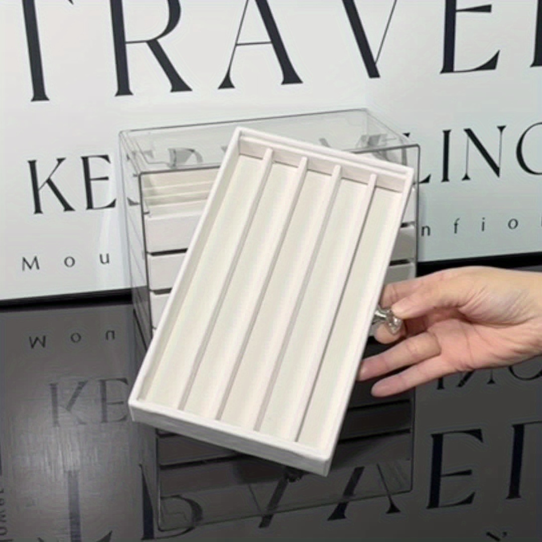 Desktop Jewelry Organizer, Multi-Layer Storage Box