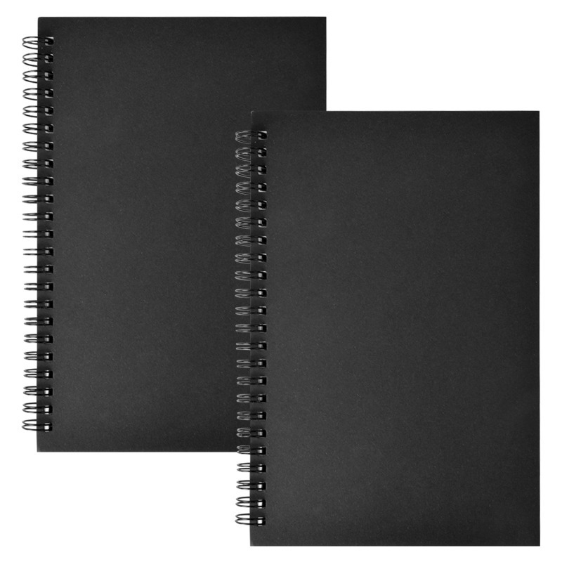 Cuaderno Arte Dibujo Garabateo.hojas Negras Pintura Colores - Temu