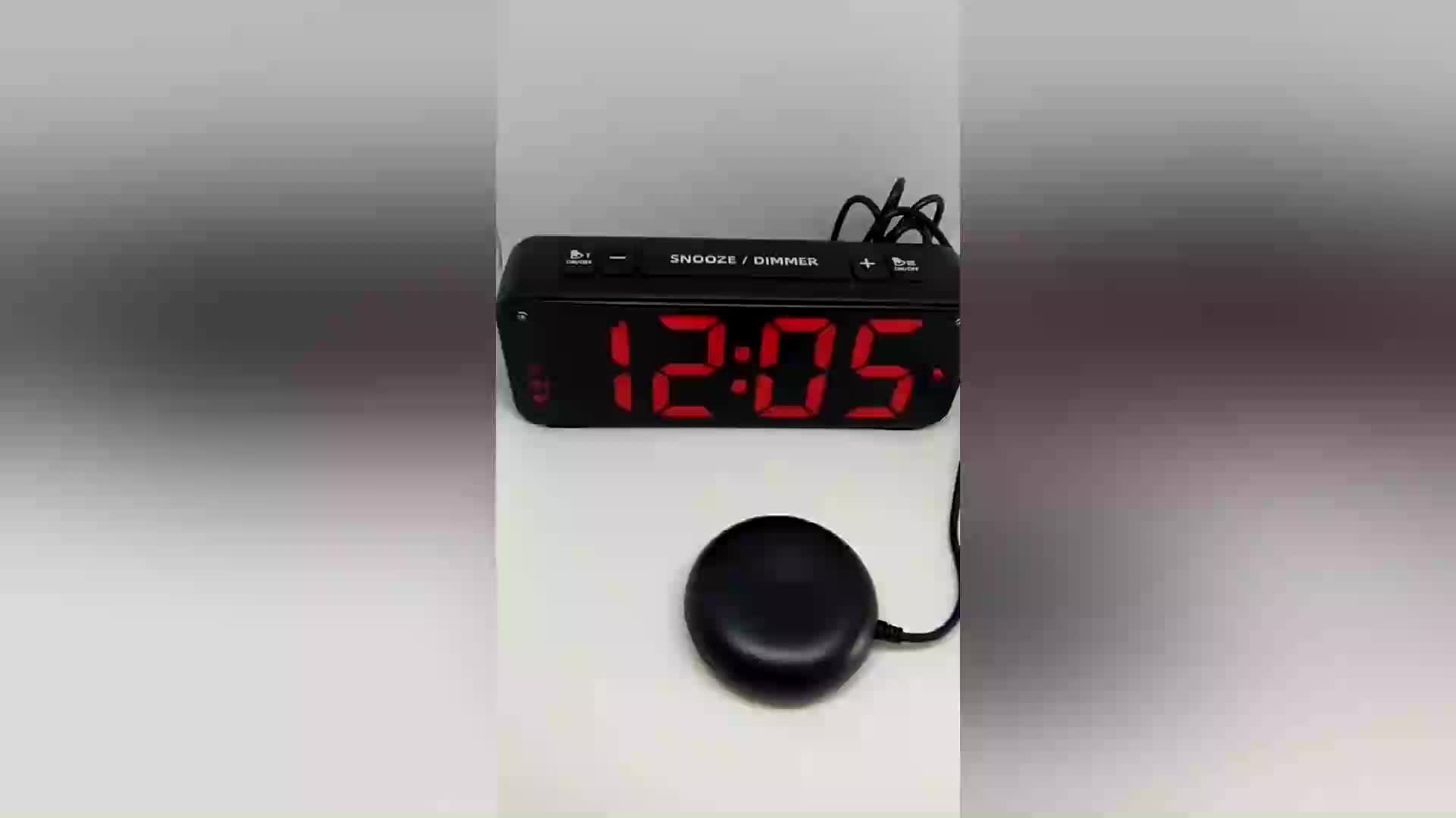 1 Reloj Despertador Con Vibración Fuerte Y Ruidoso Con - Temu