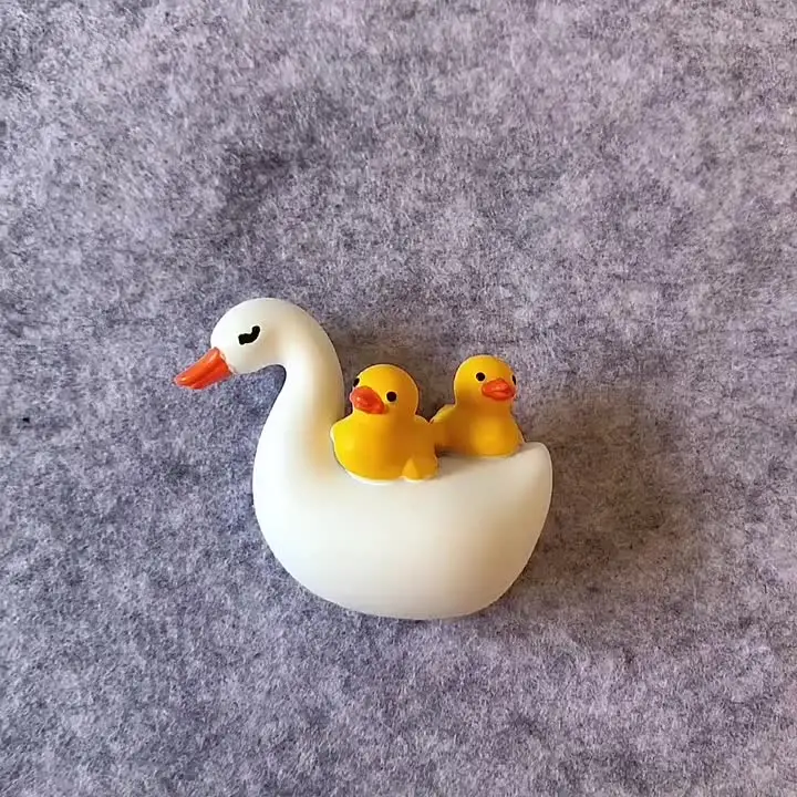 Refrigerator Magnets Resin Little White Duck Back Small Yellow Duck  Refrigerator Stickers Cartoon Cute 3d Three-dimensional Resin Animal  Magnetic Decoration - Temu United Arab Emirates