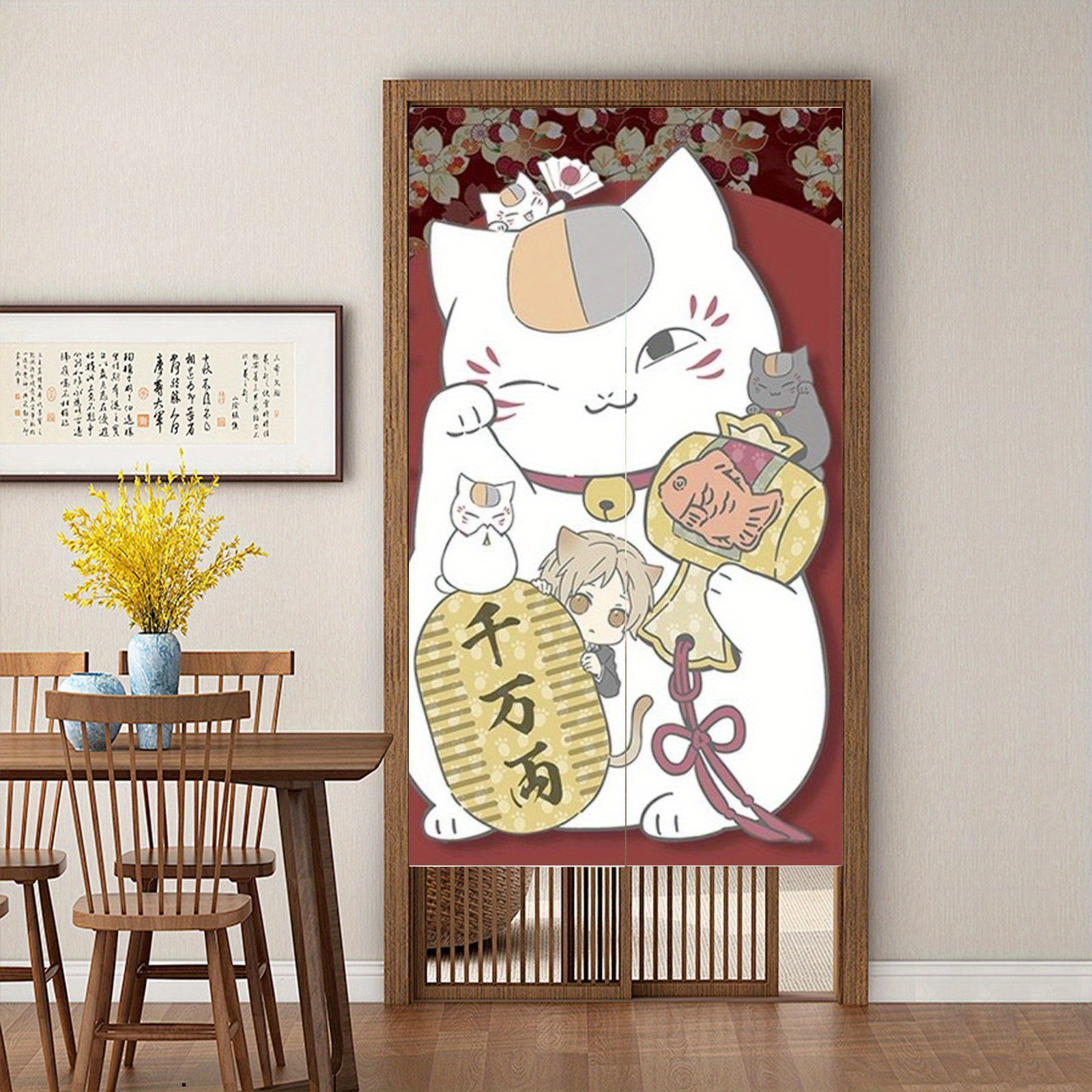 TEMU Noren Curtains Blackout Fn Popular Privacy Curtains Room Divider Curtains Entrance Curtains Long Curtains Noren Curtains Room Dining Room