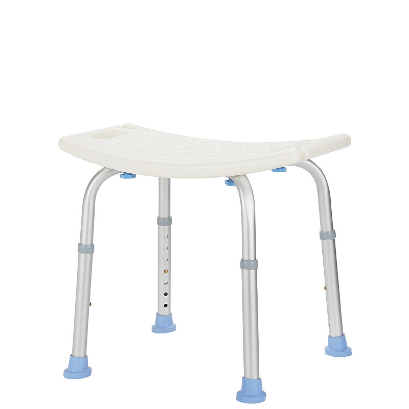 Height-adjustable Shower With Backrest And Armrests, Designed To Support Up To 300 Lbs (136 Kg). Ideal For Elderly Individuals, Seniors, And Pregnant Women, Ensuring Safety In The Bathroom