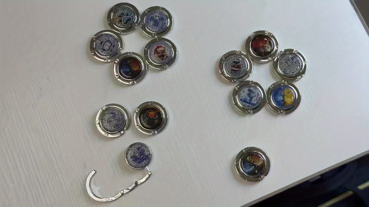 Elephant Mandala Portable Hook, Foldable Design