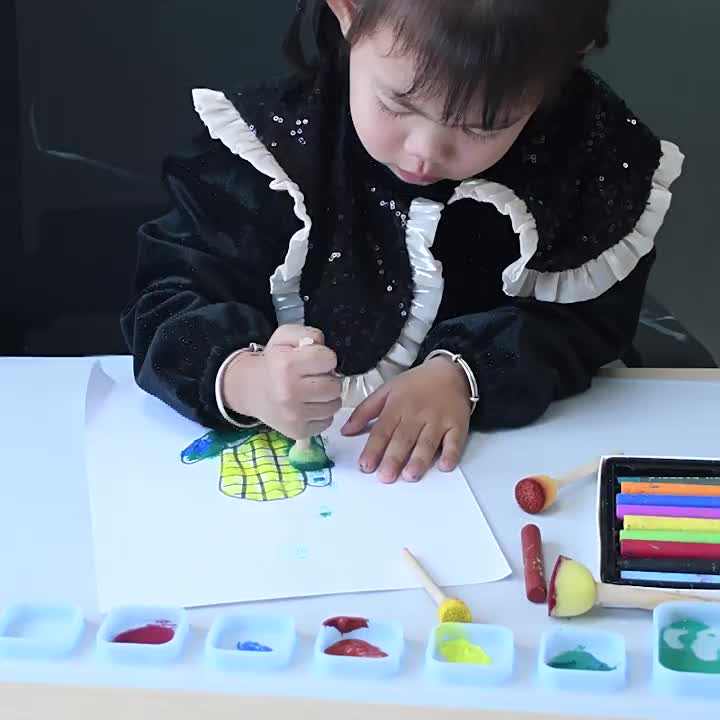 Kids Silicone Painting Mat Paint Palette Nonstick Craft Mat - Temu